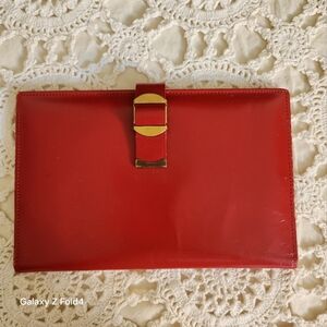 Passport Red Leather Accessory Vintage